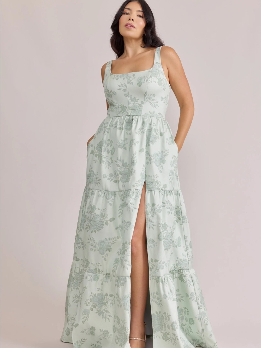 Revelry Winslet Jacquard Dress